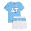 Baby Fußballbekleidung Manchester City Phil Foden #47 Heimtrikot 2025-26 Kurzarm (+ kurze hosen)